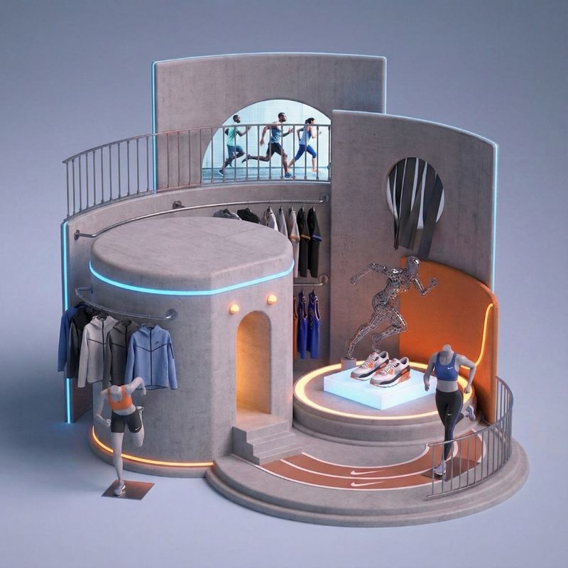 Uno spazio concept store Nike creato in Wiggly